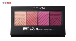 پالت رژ گونه و هایلایتر میبلین مدل Master Blush پالت رژ گونه و هایلایتر میبلین مدل Master Blush